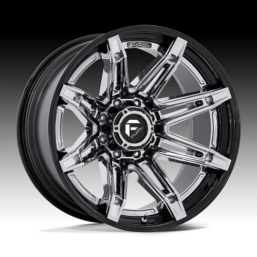 Fuel Brawl FC401PB Chrome Custom Truck Wheels 1